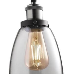 Feit Electric 5.7" Clear/Nickel Dimmable LED Vintage Bulb & Pendant